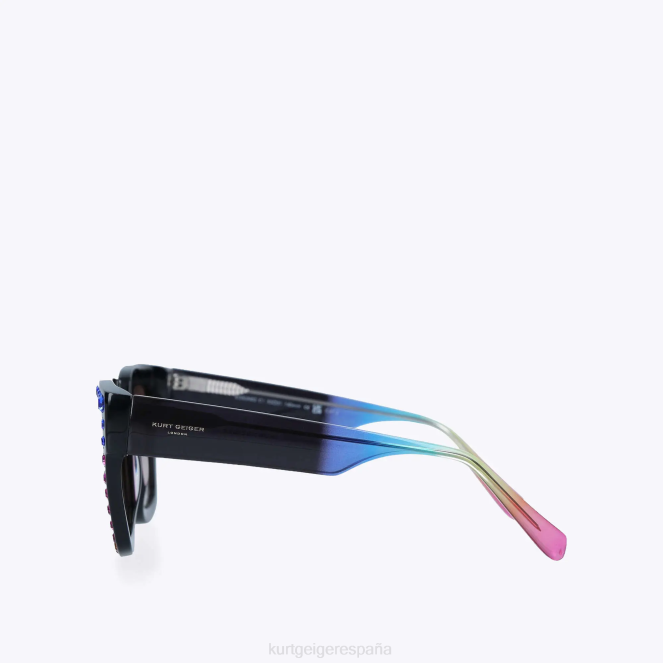 Kurt Geiger mujer gafas de sol london joya arcoiris 2LPR216 | accesorios negro